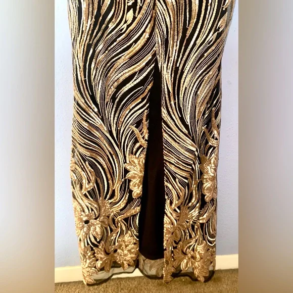 Women’s soiéblu strapless sequin maxi dress S - Picture 8 of 12